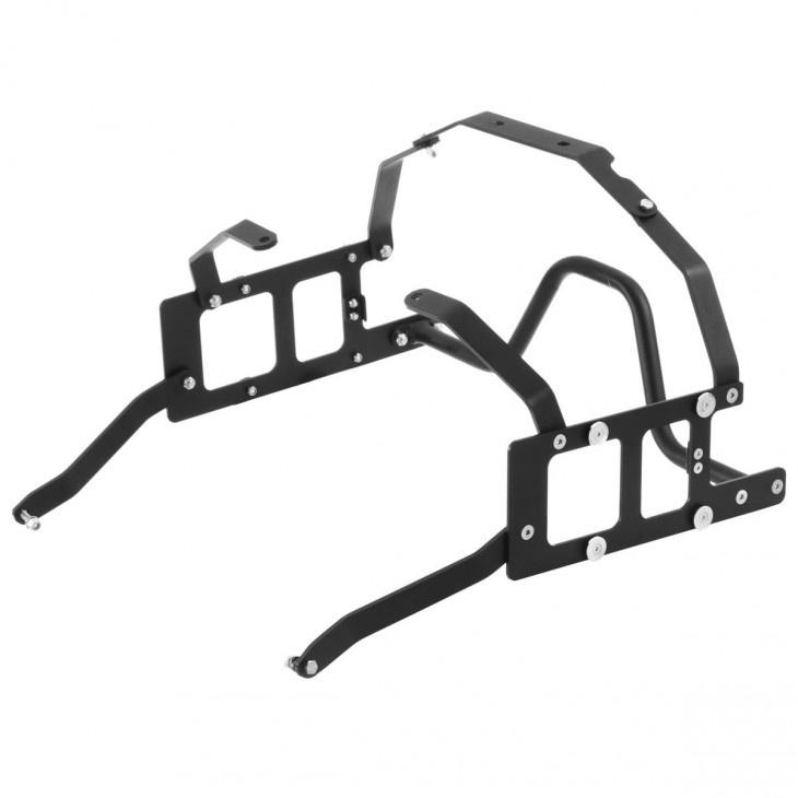 Suporte Bau Lateral Roncar Suzuki DL 650 V-STROM ANO 2009-13 Aluminio Preto