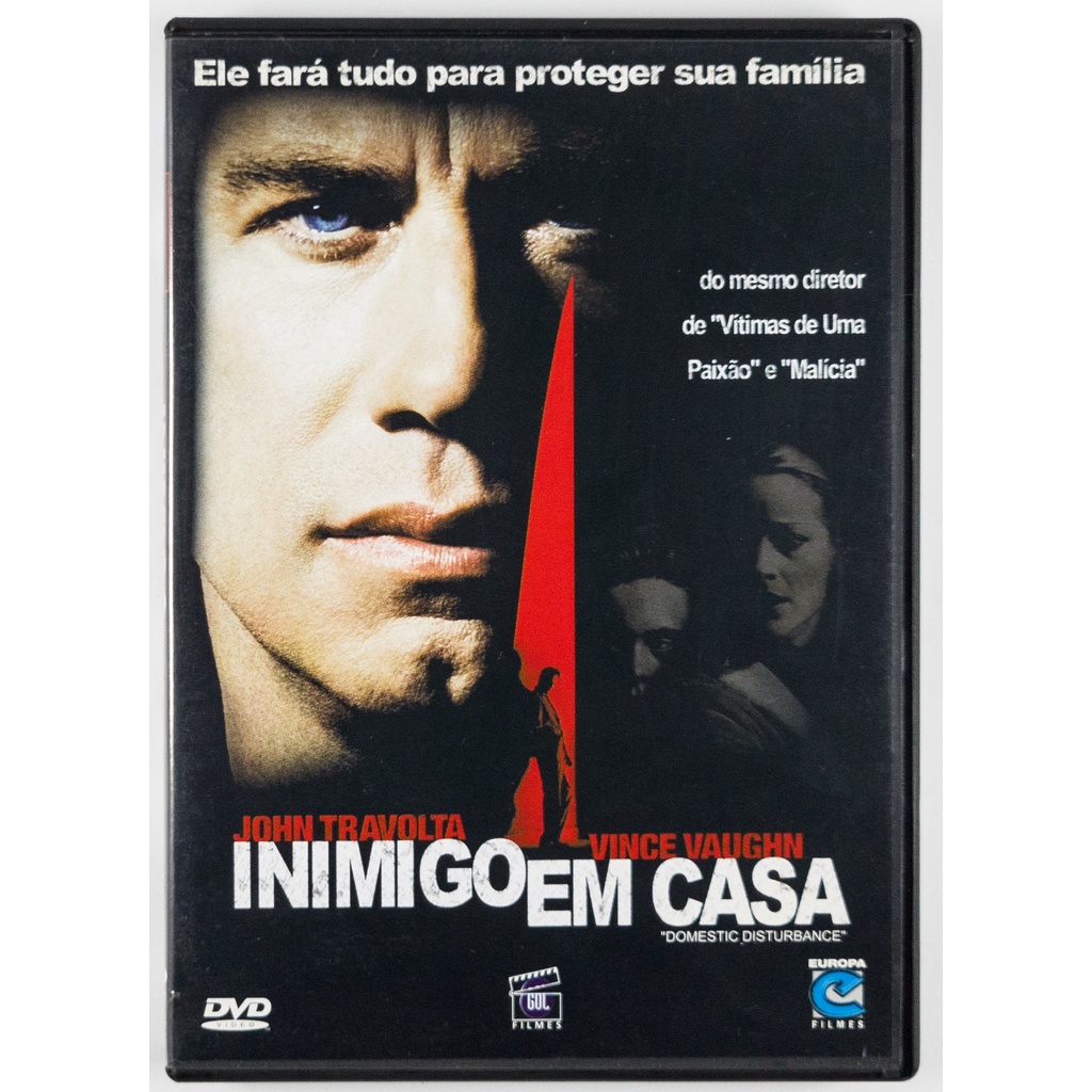 DVD Inimigo em Casa com John travolta
