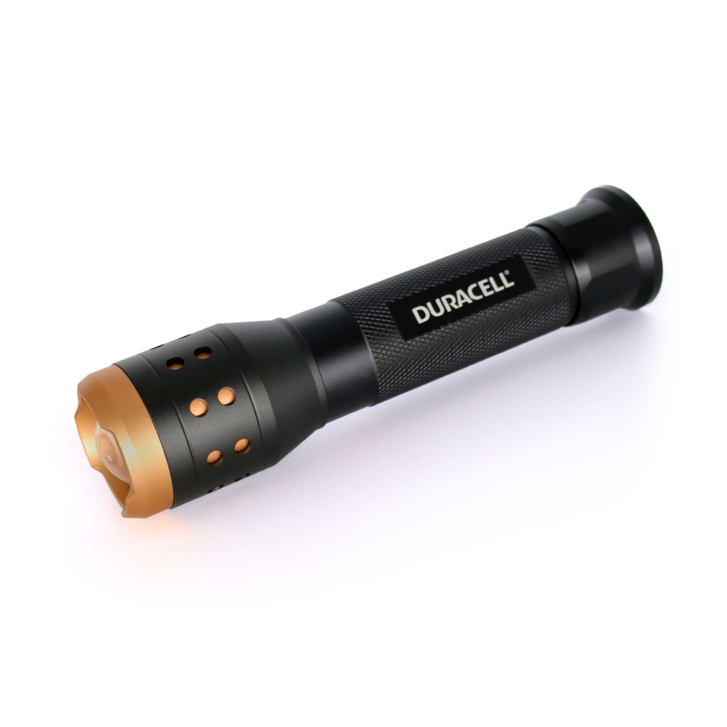 Lanterna De Mão Estrutura aeronáutica Em alumínio De Led Foco Ajustável 1000 Lúmens Duracell 8272-DF1000