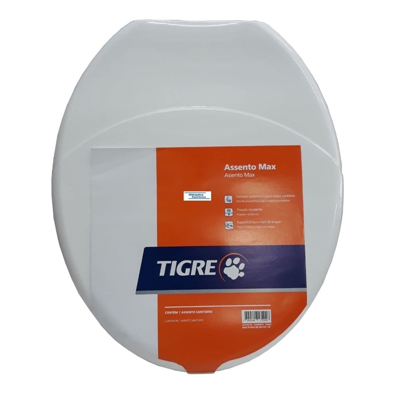 Assento Tigre/Plena Sanitário Max Branco  