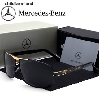 [Mercedes Benz Óculos De Sol Da Moda Masculina Polarizado Espelho Clássico Metal [BR]