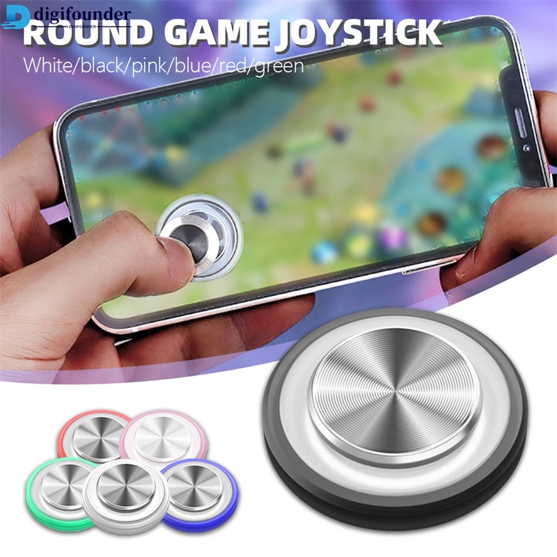 DG Round Joystick De Jogo Para Telefone Celular Rocker Tablet Android Iphone Botão De Metal Easy Chicken Jantar Com Ventosa