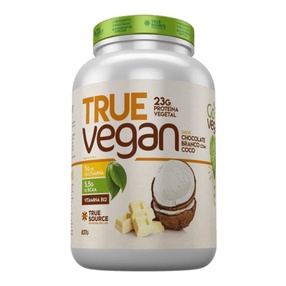 Whey Protein Vegano True Vegan Chocolate Branco com Coco 837g True Source