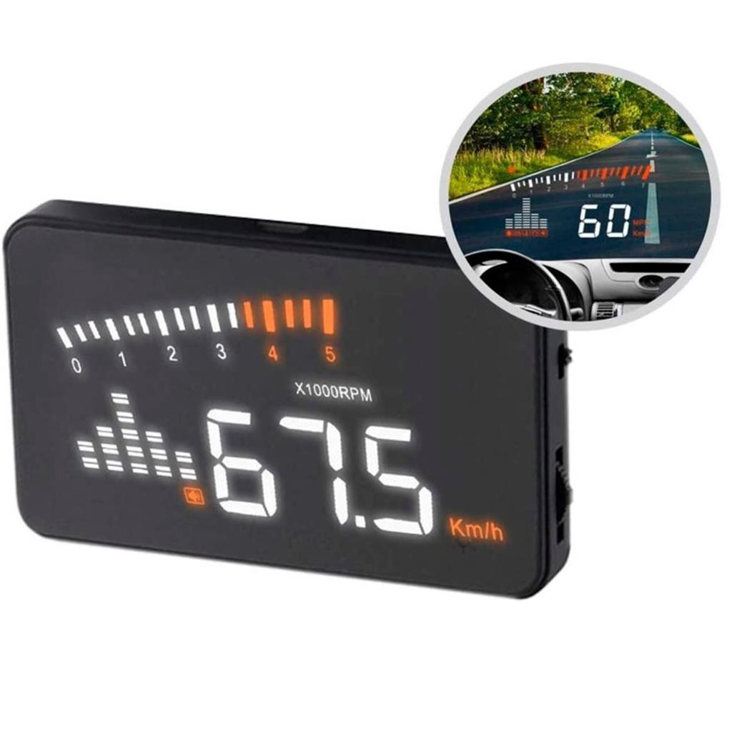 Velocimetro Digital Hud Projetor Carro Vidro Parabrisa Obd2 Universal