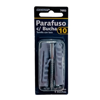 Parafusos Com Buchas N.10 Com 4 Peças Para Fixação Gancho Prateleira Foto Quadro Retrato em Oferta na Shopee