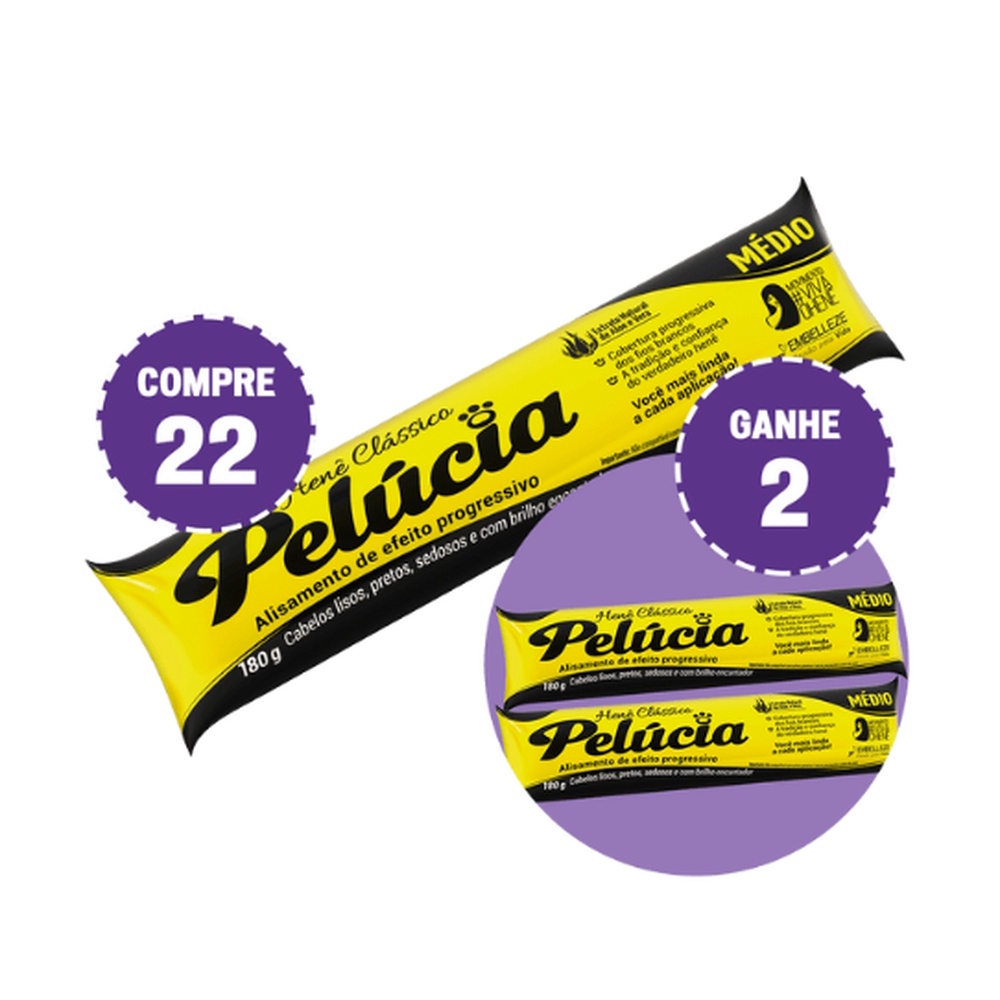 Kit Compre 22 e Ganhe 2 Henê Pelúcia Médio em Oferta na Shopee