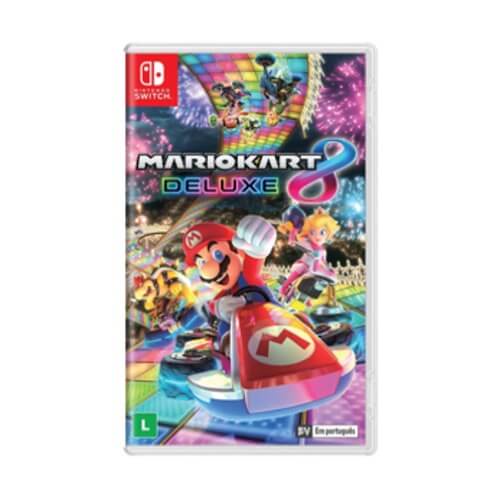 Jogo Mario Kart 8 Deluxe Nintendo Switch Mídia Física Nacional Original