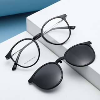 Novos Óculos De Sol Masculinos E Femininos Para Montar Magnéticos De Sucção Moldura Quadrada De Um Espelho Conjunto De Dupla Utilização De Retro-Plana Polarizada À Prova De UV