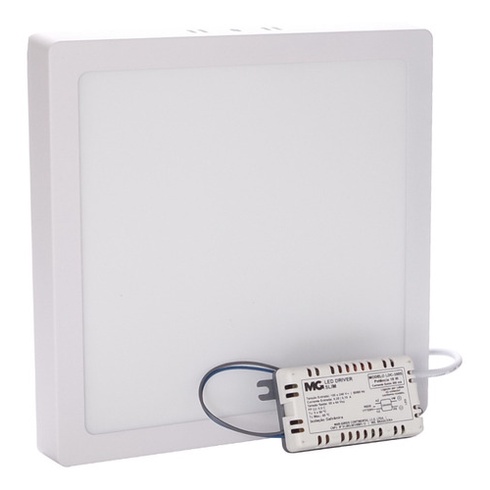 Painel Plafon De Led 18w Frio Quadrado Sobrepor Margirius em Oferta na Shopee