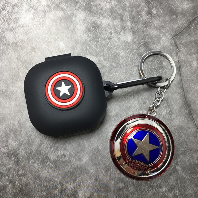 Capa Marvel Para Galaxy Buds Live/pro Capitão América