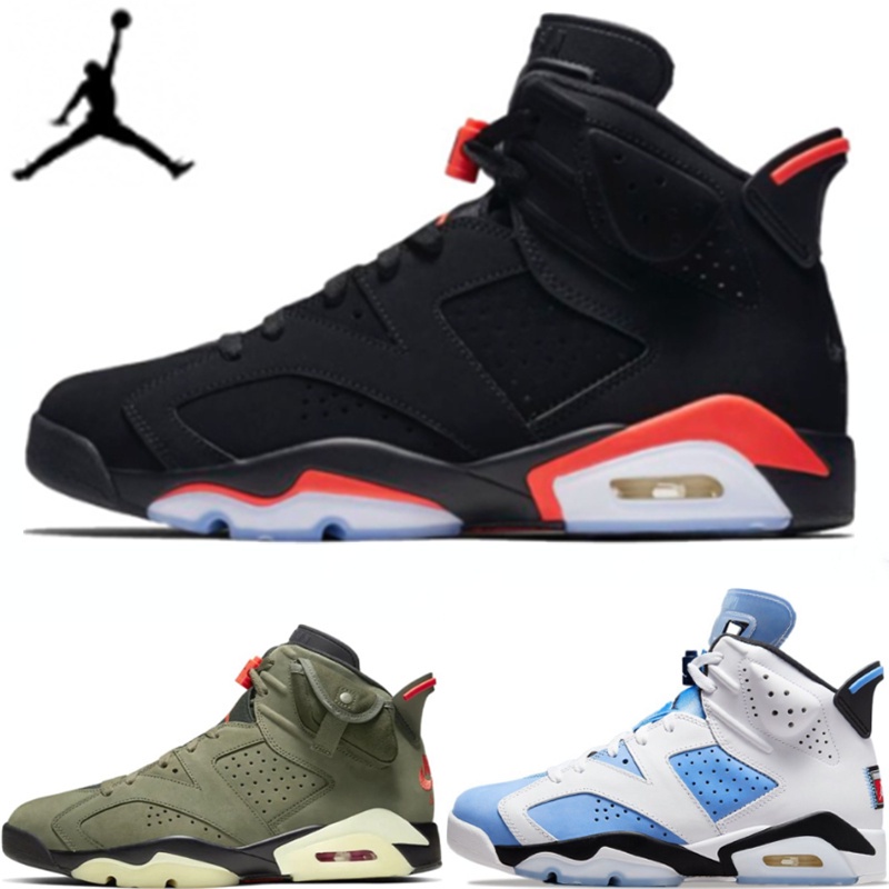 Nike Air Jordan 6 Universidade Azul Branco AJ6 Sapatos Masculinos De Coelhinho Femininos Preto Vermelho Grimace 6a Geração De Basquete