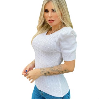 Blusa de Verão Manga Curta