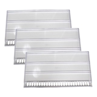Kit 3 Prateleira Acrílica Refrigerador Continental Copacabana- 3 UNIDADES serve nos modelos Rfct450 Rfct451 Rfct455 Rfct460 Rfct470 Rfct500 Rfct501 Rfct510 Rfct710