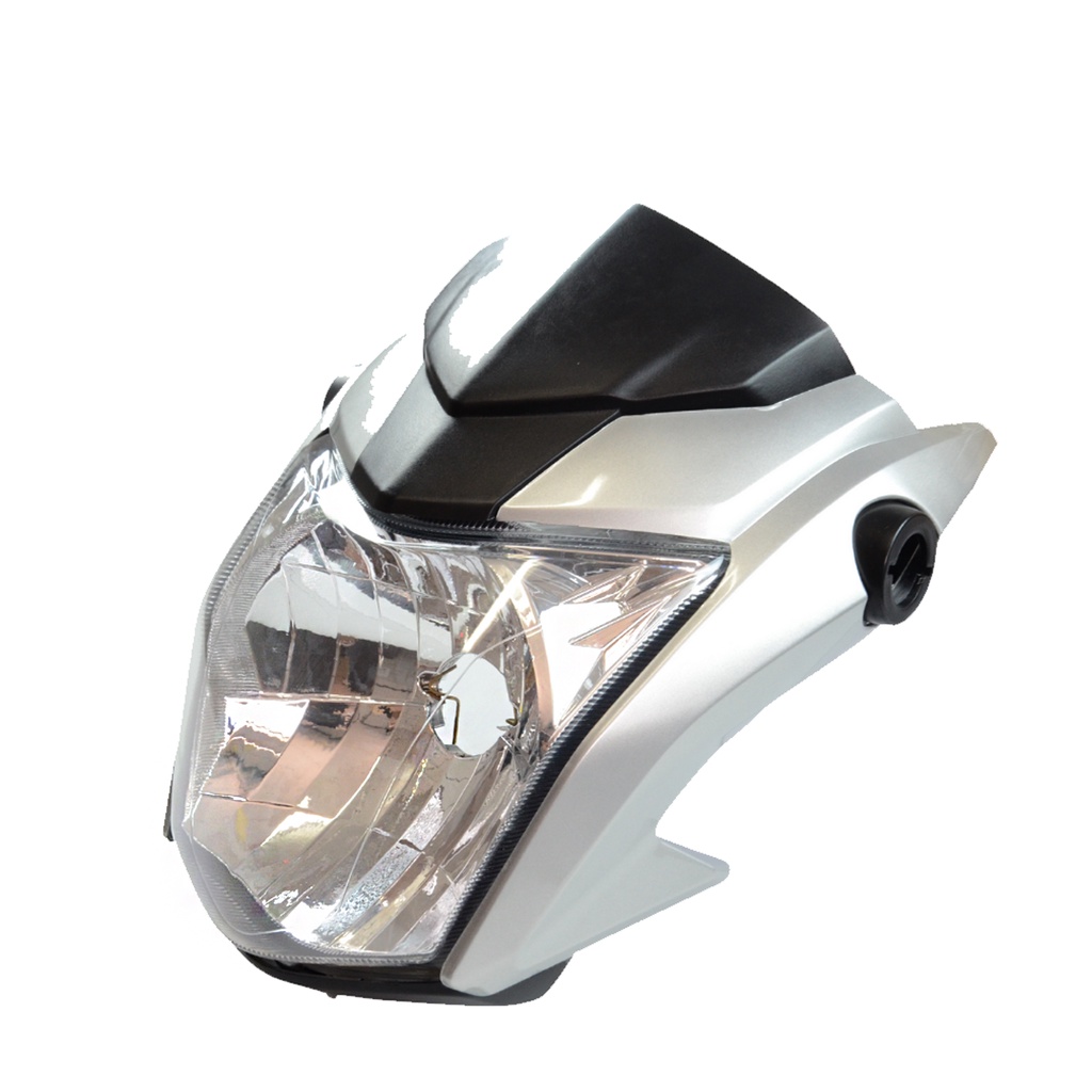 Kit Frente Farol Com Carenagem Lateral Titan 160 Prata Edição Especial 2019 Semelhante Á De Fábrica em Oferta na Shopee