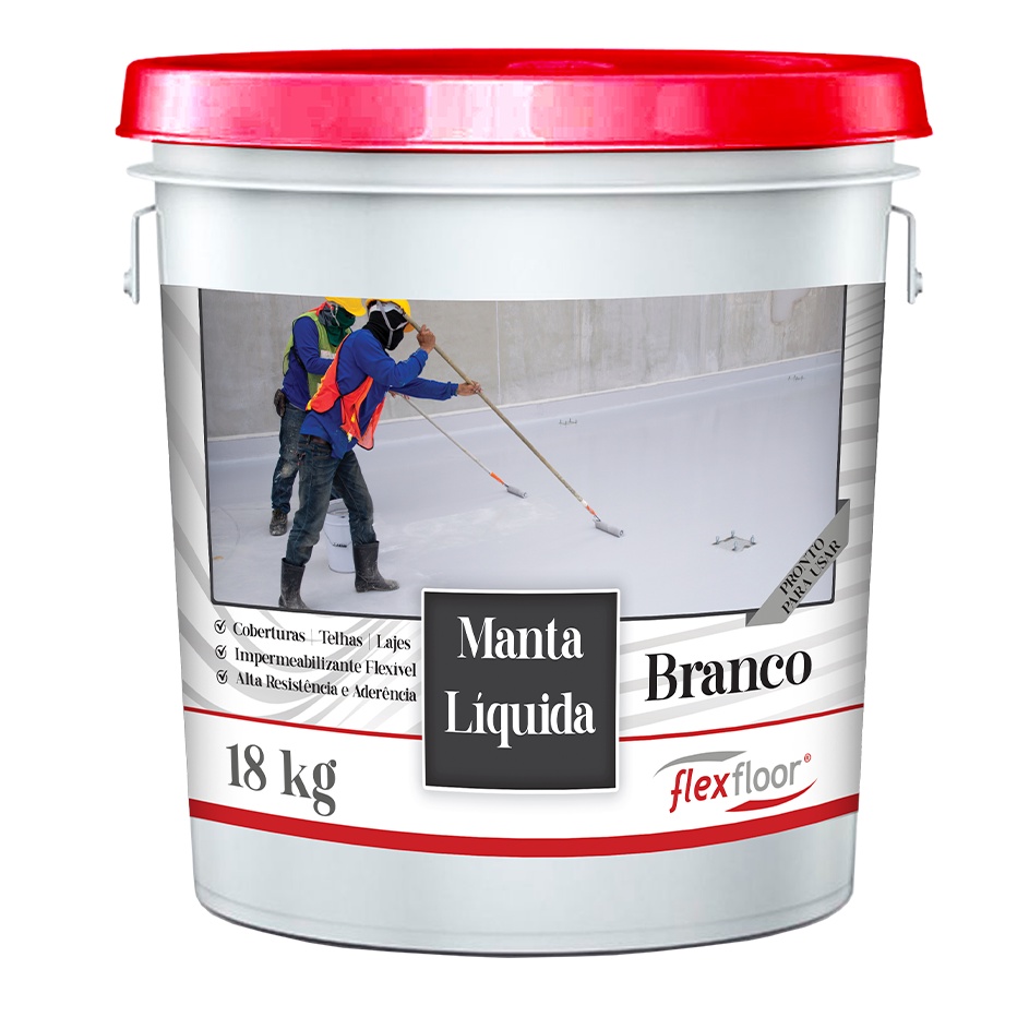 Manta Líquida Impermeabilizante Branca Flexfloor 18kg