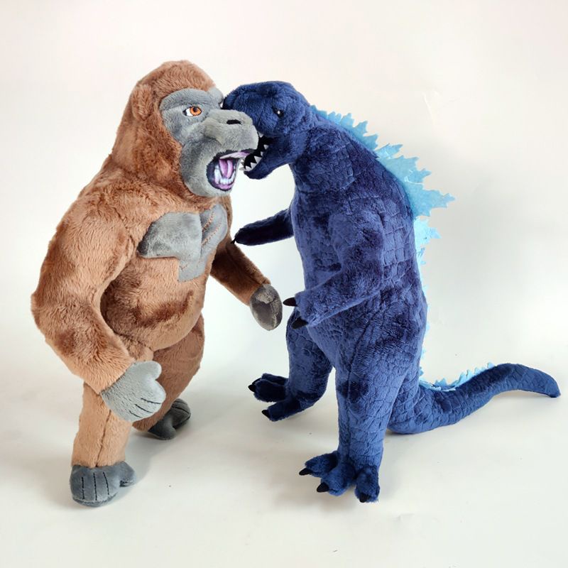 In Stock 30cm Godzilla vs Kong Plush Toy Monster King Kong Soft Stuffed  Doll Monster Cute Gift | Shopee Brasil