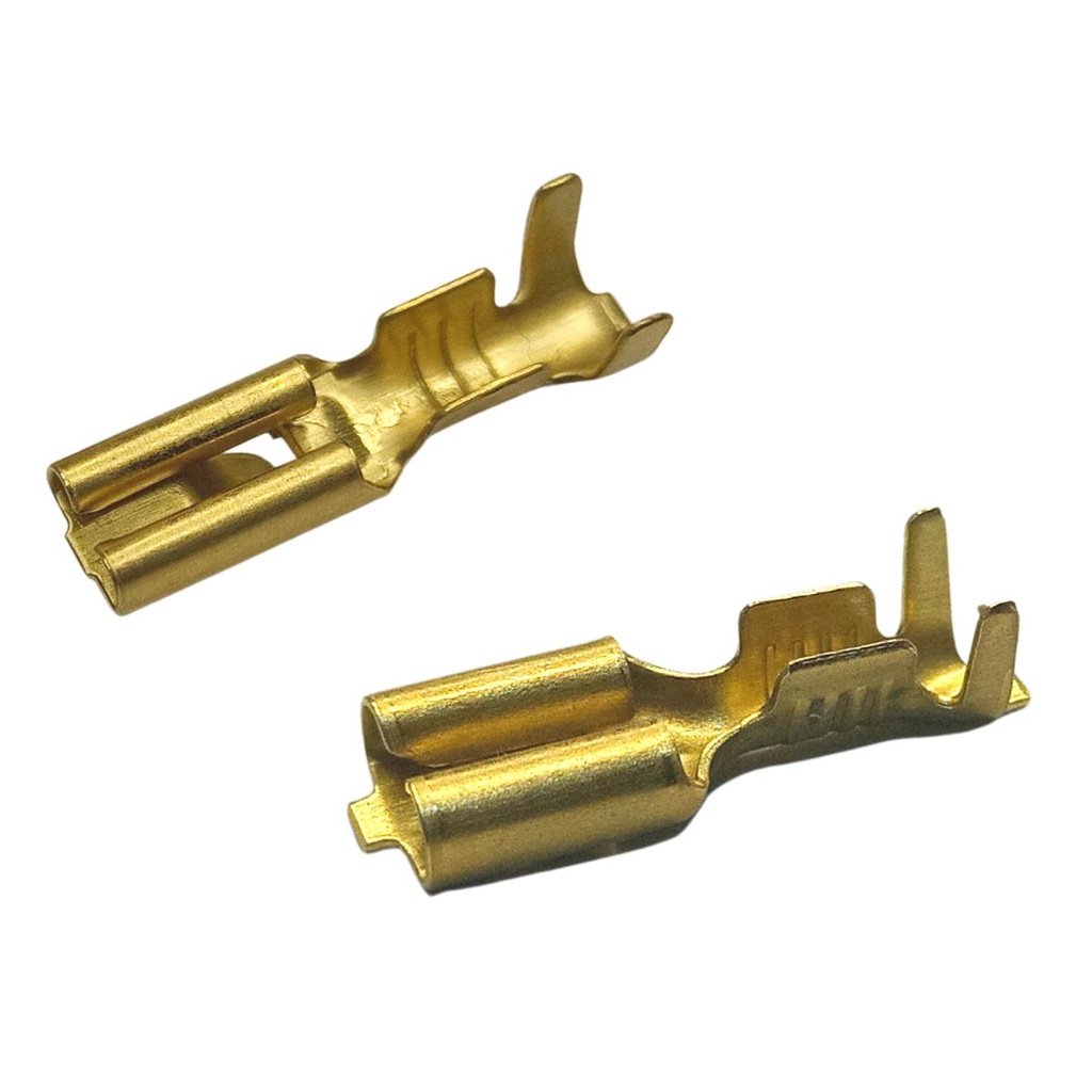 Terminal Encaixe Femea Com e Sem trava 4,7mm e 2,8mm Falante