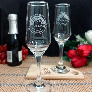 Taça Buffet champanhe personalizada - Unidade