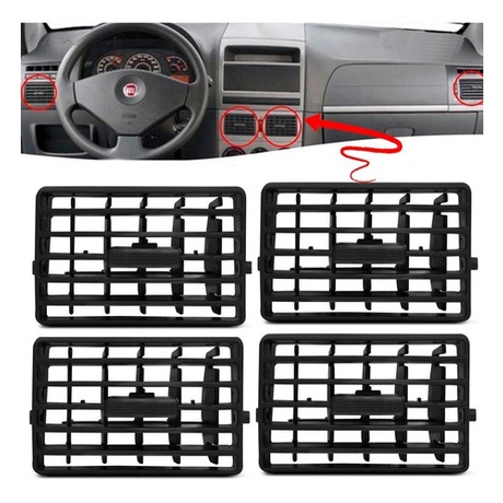 Kit 4 Difusor Ar Palio Siena Weekend Strada G4 08/12 E Idea em Oferta na Shopee