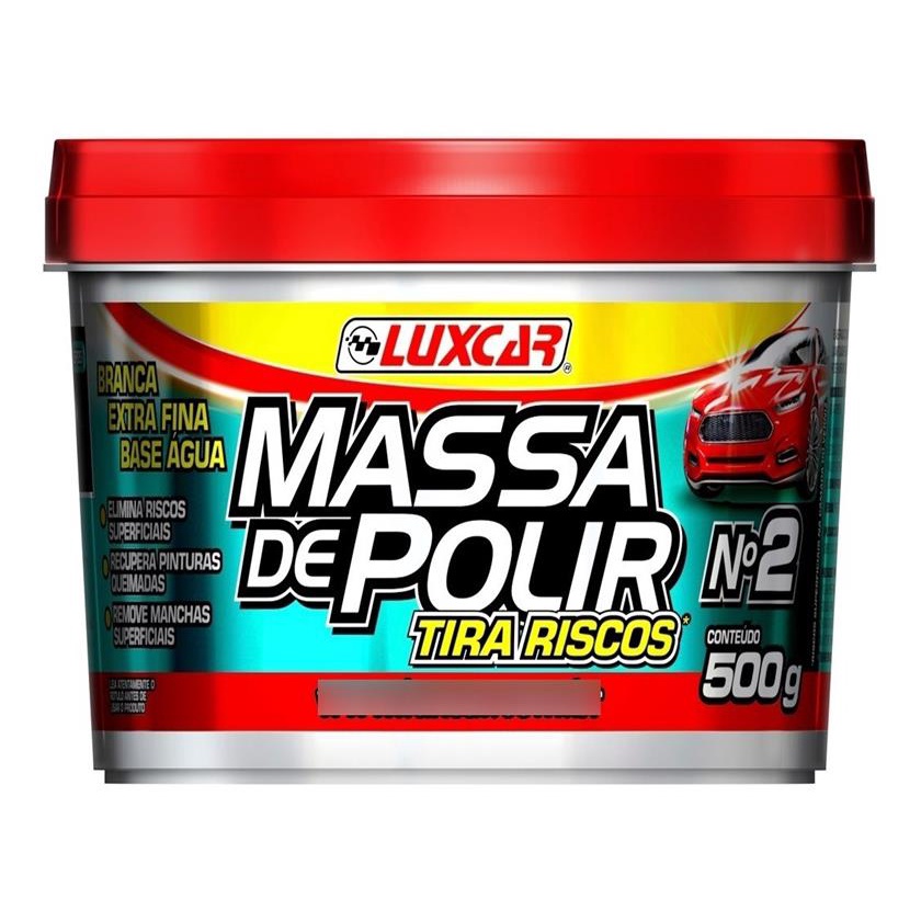 Massa De Polir Carro Tira Riscos No2 Extra Fina Luxcar