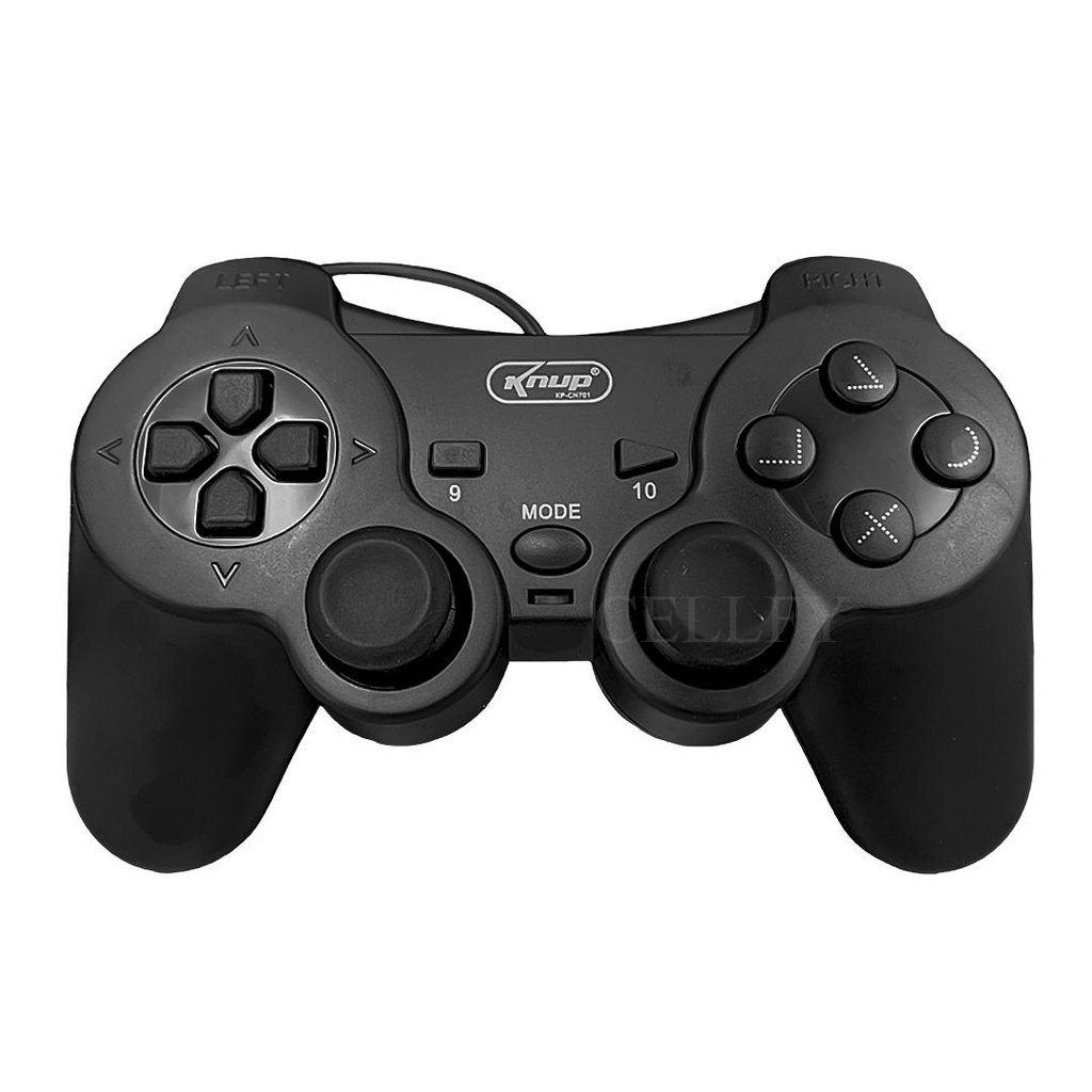 Controle Joystick Gamer Analógico PC Computador Com Fio USB em Oferta na Shopee