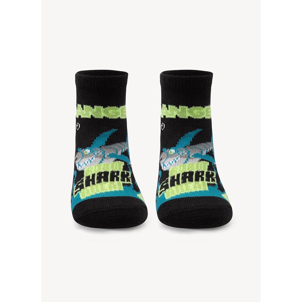 Meia Menino Soquete Cano Médio Tubarão Robô - Puket em Oferta na Shopee