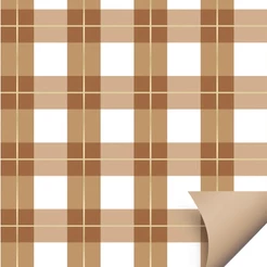 Folha para Ovos de Páscoa Double Face Quadro Capuccino 69X89 cm - 5 unidades - Cromus Páscoa - Rizzo Distribuidora
