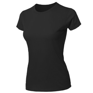 Blusa Feminina Camiseta Lisa Básica Algodão Camisa Baby Look