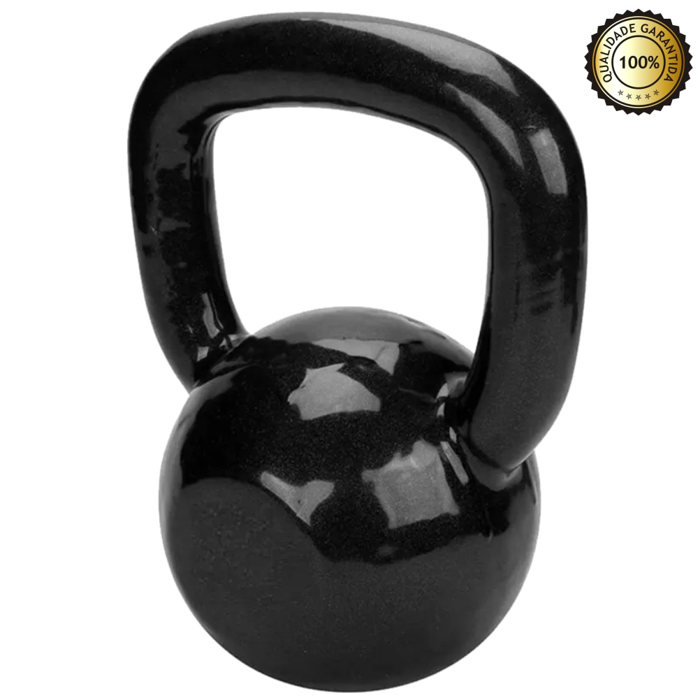 kettlebell Emborrachado 6kg - Crossfit - Treinamento Funcional - Musculação - Treino em Casa Studio Box