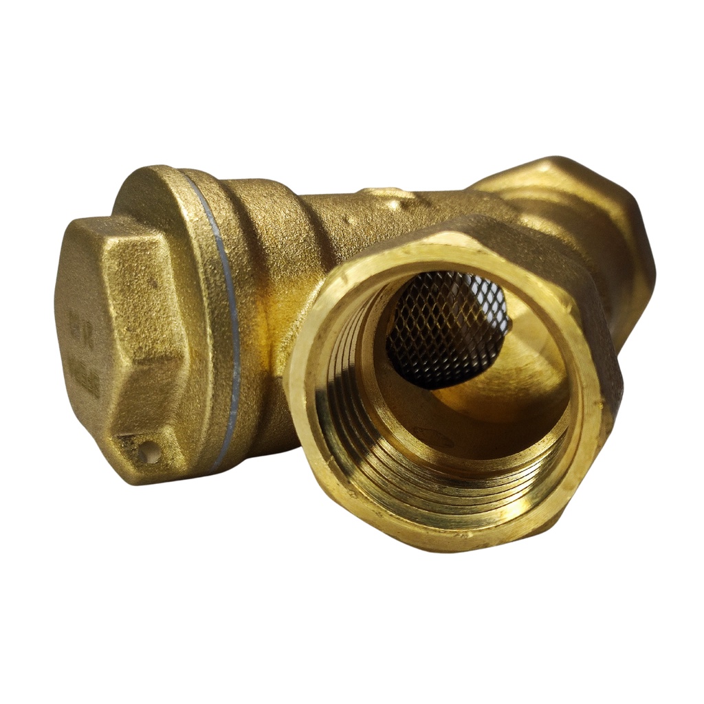 Filtro Y 1/2 Emmeti com Tela Inox Para Encanamento Água Protege Torneira Aquecedor Caixa Dagua Retém Sujeira em Oferta na Shopee