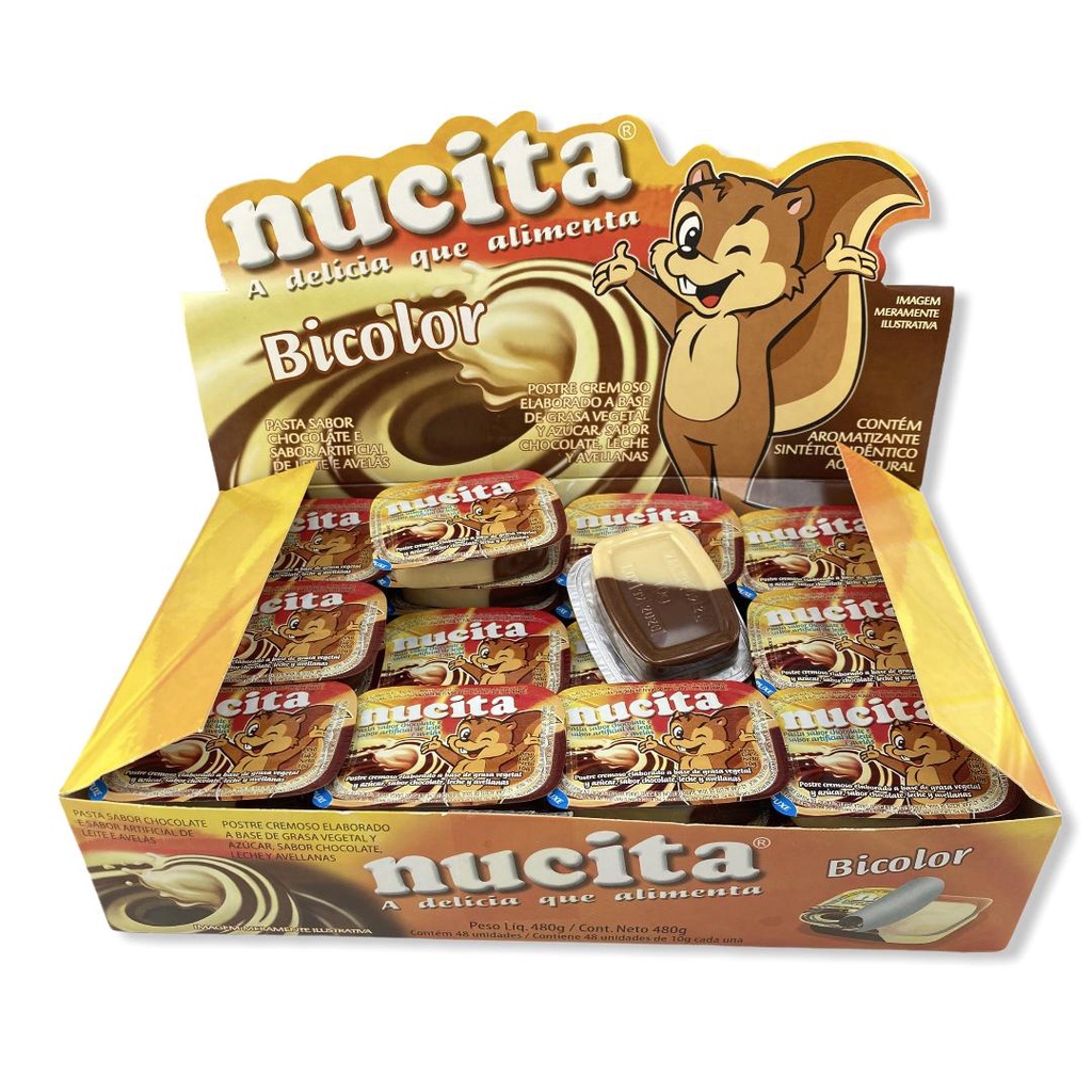 Nucita Bicolor Caixa com 48 Unidades