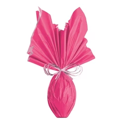 Folha para Ovos de Páscoa Double Face Acetinado Rosa Pink 69x89cm - 05 unidades - Cromus - Rizzo