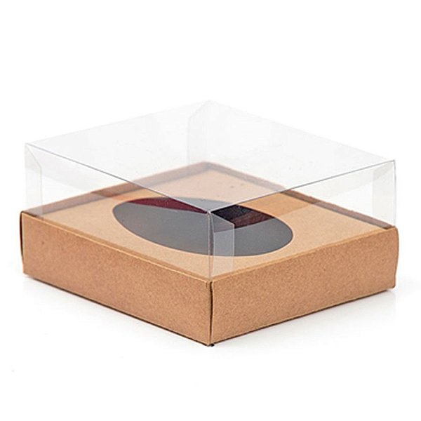 Caixa Ovo de Colher - Meio Ovo de 350g - 20,5x17x6,5cm - Kraft - 5unidades - Assk - Stationery