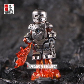 Edição Limitada Homem De Ferro Marvel Mini Figuras Super Heros Mark1 Armadura Minifiguras Efeitos Acessórios Brinquedos DIY Presentes