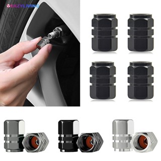 EZ 4Pcs Aros De Rodas De Pneus De Carro Tampas De Válvulas De Haste