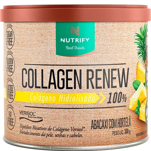 Collagen Renew Hidrolisado Nutrify - 300g - Colágeno Verisol