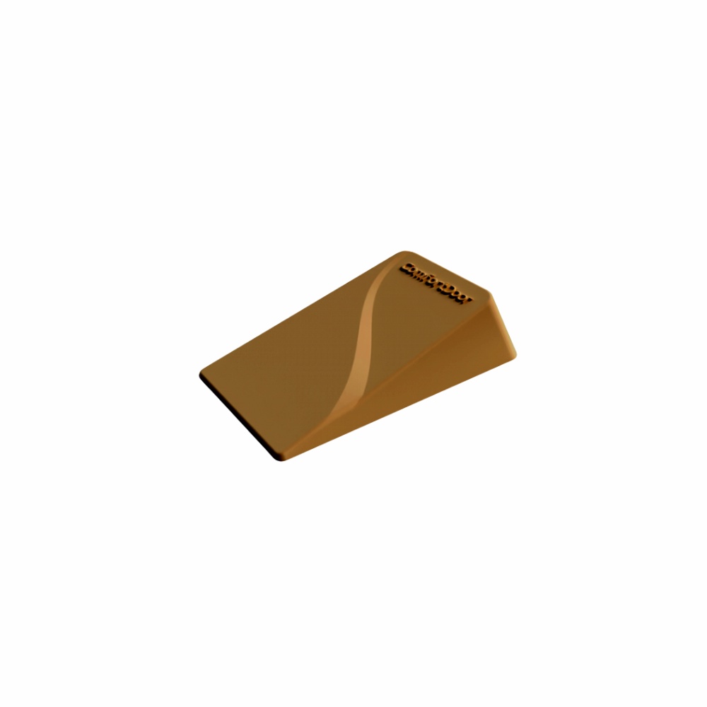 Trava porta borrracha anti-risco confortdoor - MARROM