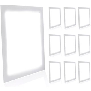 Kit 10 Painel Plafon Led 18w Quadrado Embutir Luminária