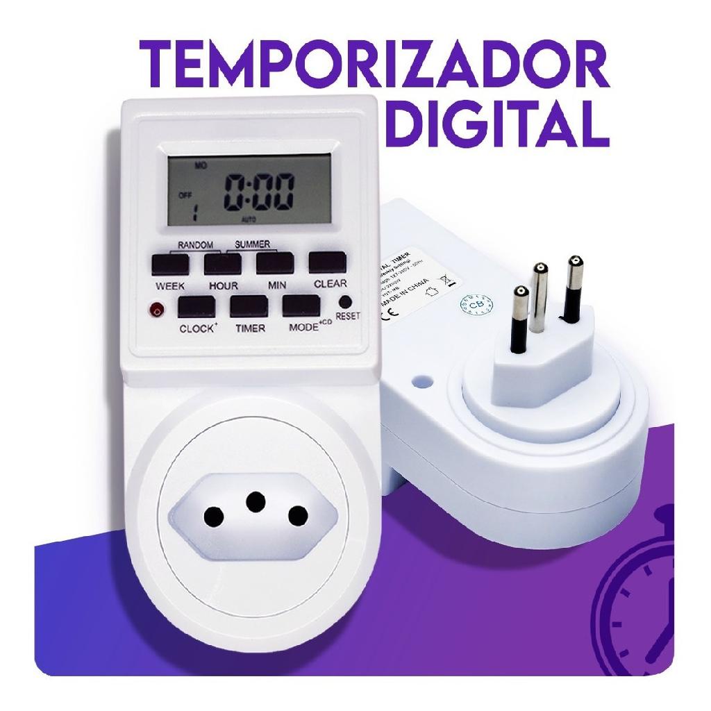 Timer Temporizador Analógico Bivolt Programável Liga Desliga - Corre ...