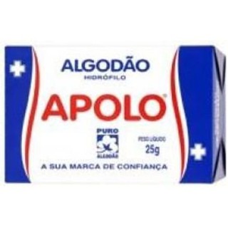Algodao Apolo Rolo Com 50G em Oferta na Shopee