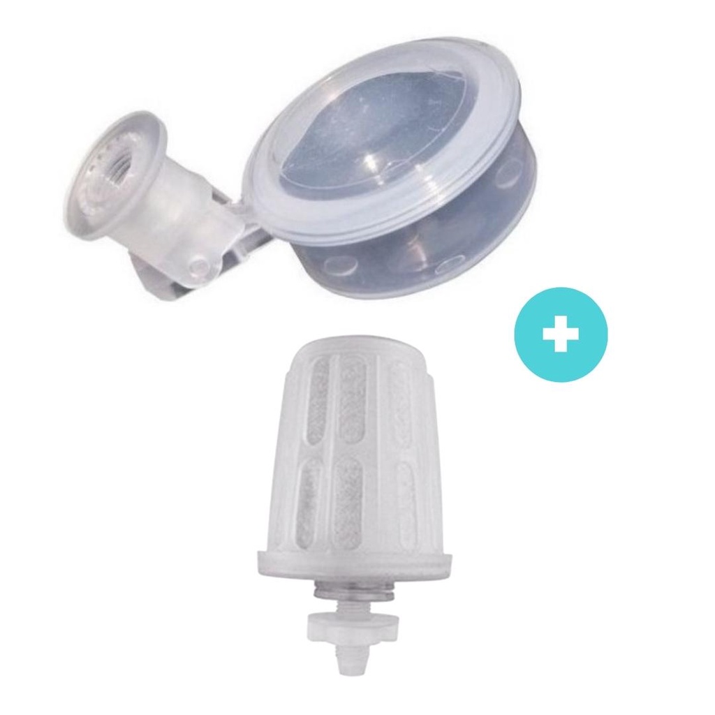 Kit Bóia Vela Plástica Carvão Ativado Acquamar Filtro