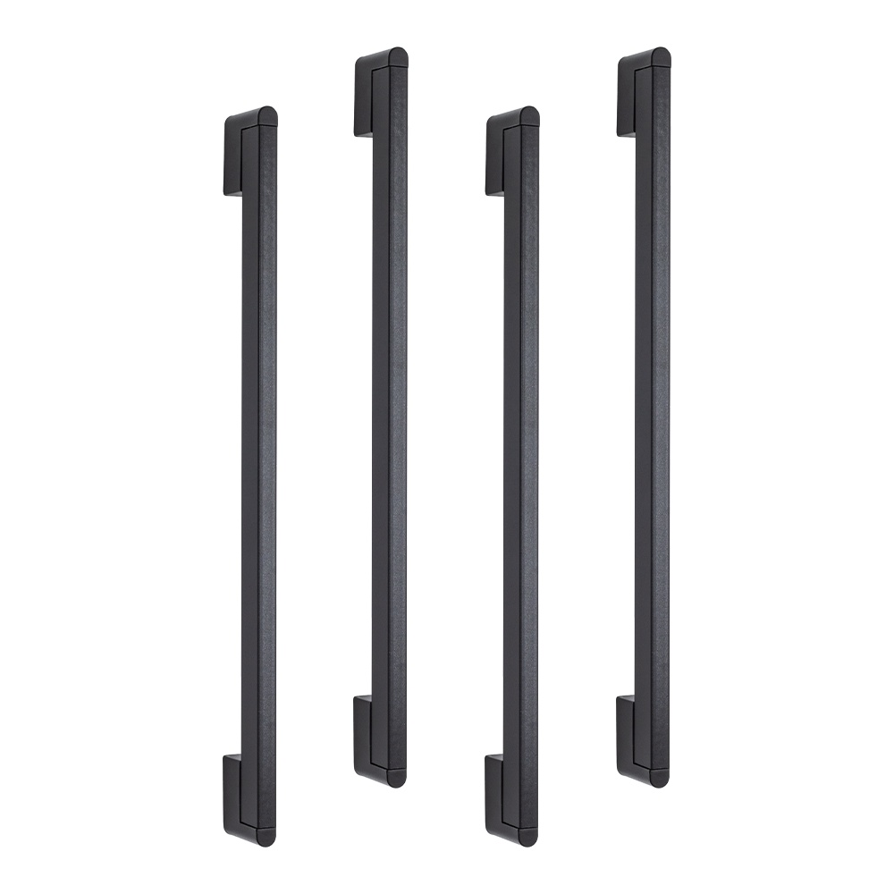 4 Puxadores Porta Guarda Roupa Escritorio Gaveta Loft 384mm