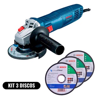 Esmerilhadeira Angular 4.1/2 Pol 700w Gws Com Discos Bosch em Oferta na Shopee