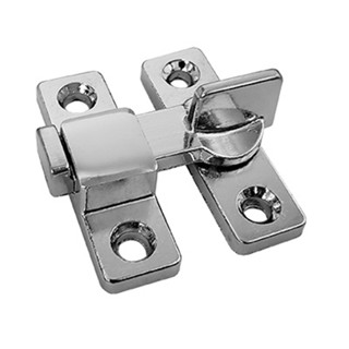 Trinco tranqueta bico virado de metal para portas e janelas