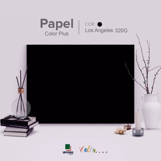 Papel Color Plus 320g A4 - Preto (Los Angeles) - 27 Folhas em Oferta na Shopee