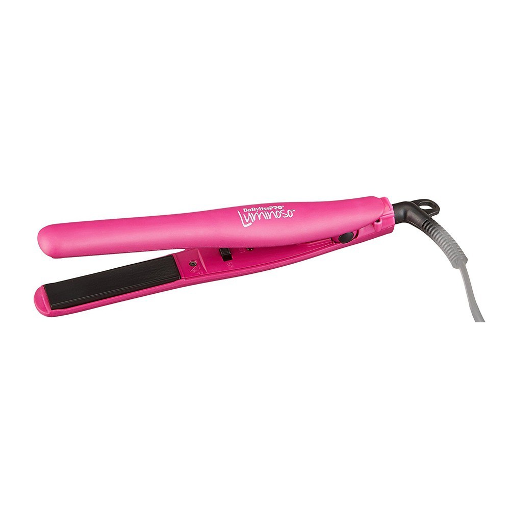 Mini Prancha Babyliss Pro Luminoso 3/4 Rosa Bivolt 