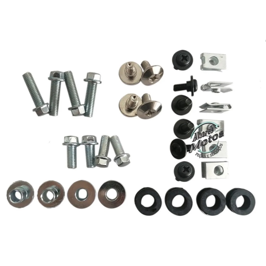 Kit Parafusos Carenagem Honda Cbx 200 em Oferta na Shopee