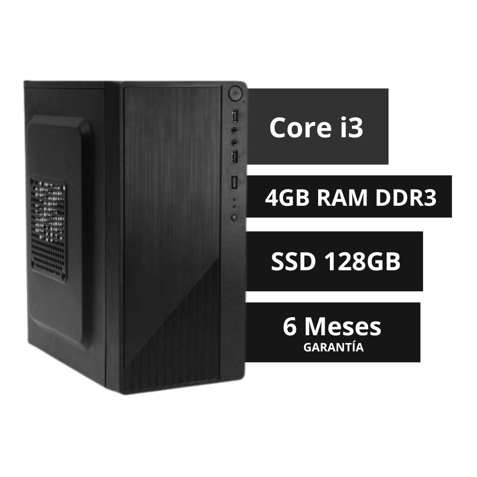 Micro Computador I3-2120, 3.30ghz, 4gb Ddr3, Ssd 128gb, Hdmi