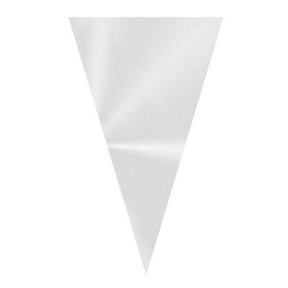 Cone Festa Transparente - 18x30cm - 50 unidadas - Cromus - Rizzo Distribuidora - Stationery
