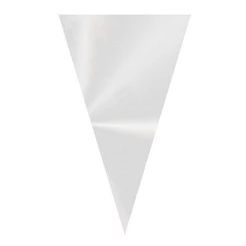 Cone Festa Transparente - 18x30cm - 50 unidadas - Cromus - Rizzo Distribuidora